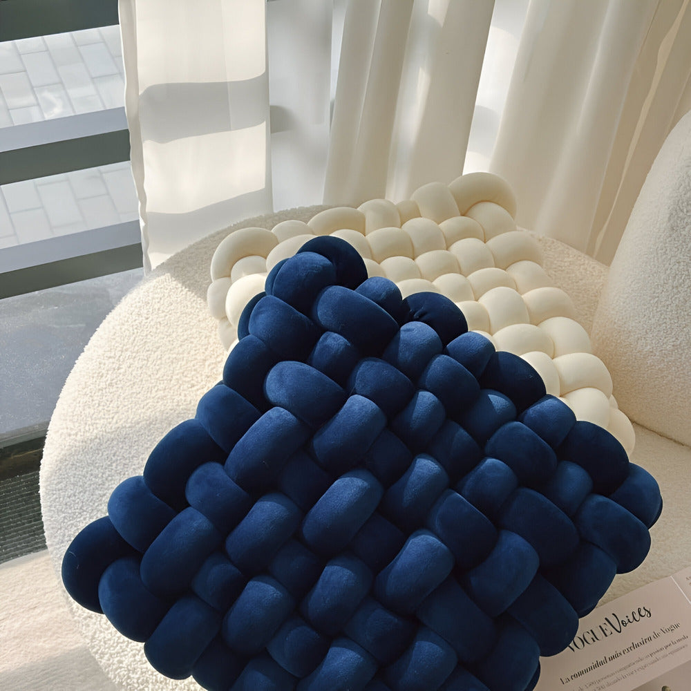 Soft Plush Decorative Knot Cushion