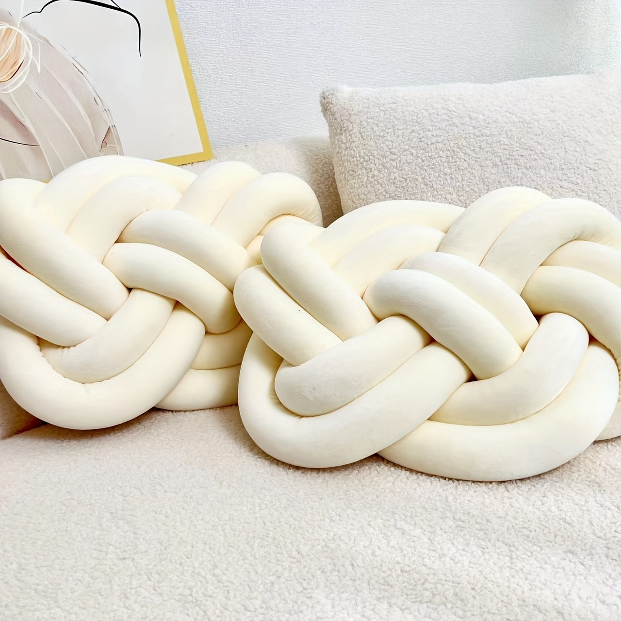 Zachte Pluche Decoratieve Kussenslopen Set