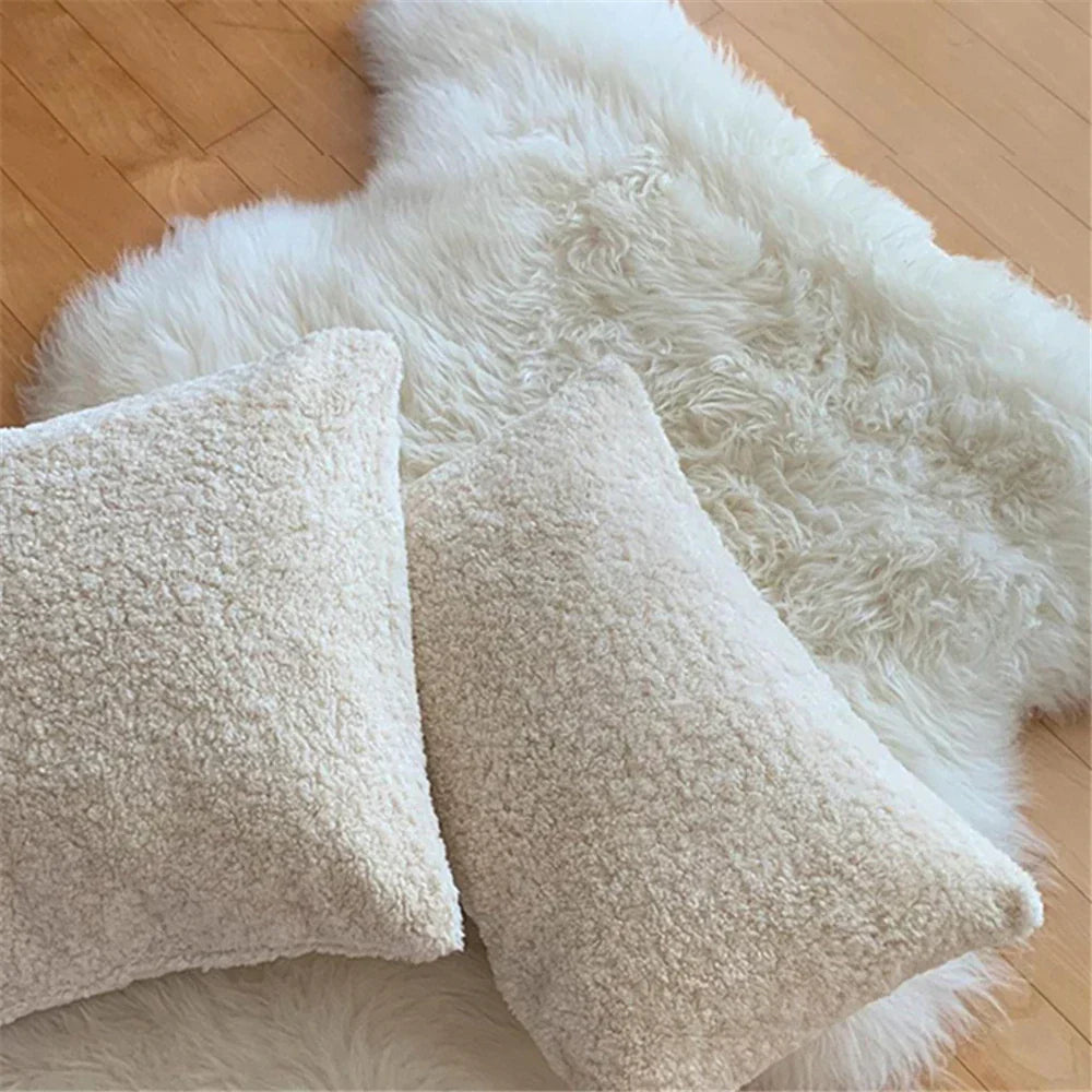 Zachte Pluche Teddy Kussenhoes