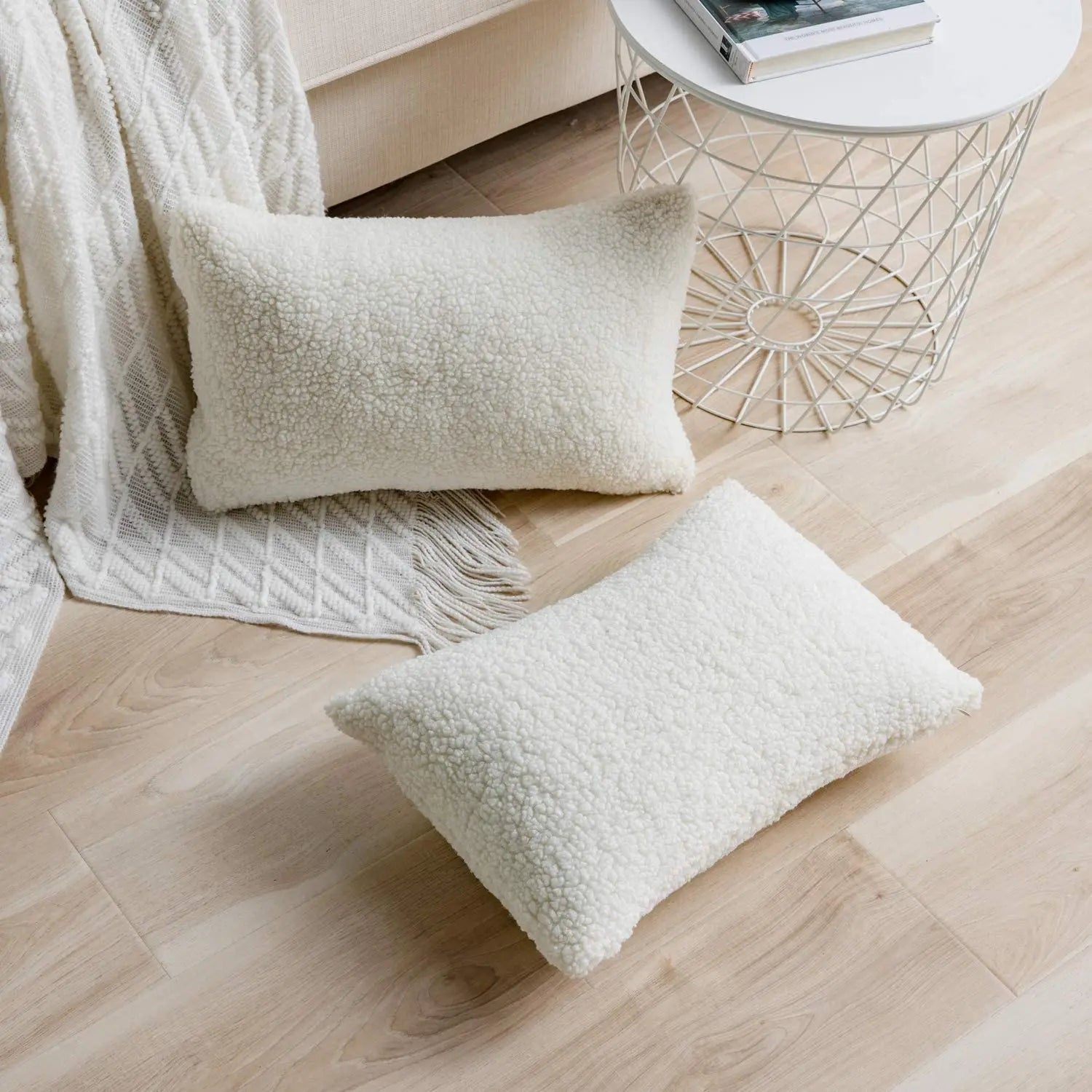 Zachte Pluche Teddy Kussenhoes