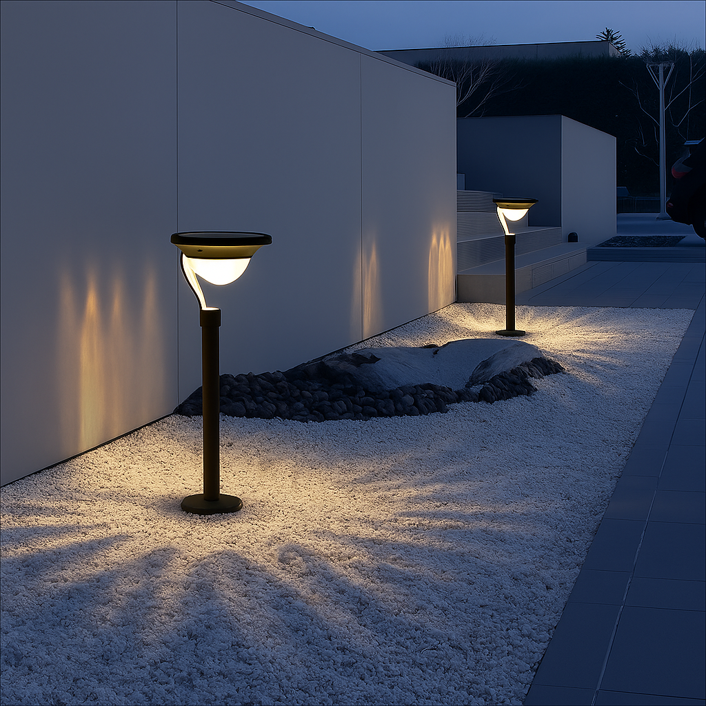 Solar-Powered Outdoor Pathway Lights for Landscape Lighting