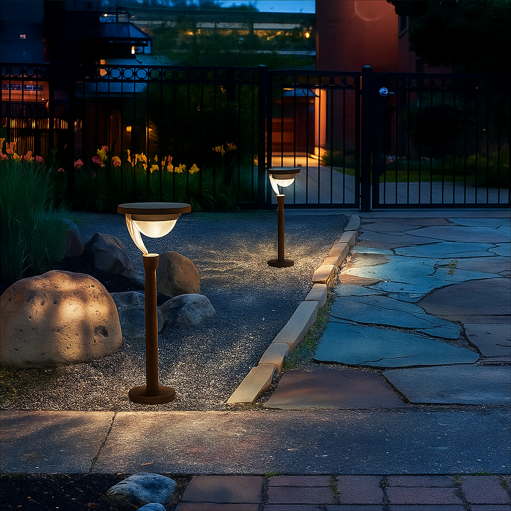 Solar-Powered Outdoor Pathway Lights for Landscape Lighting