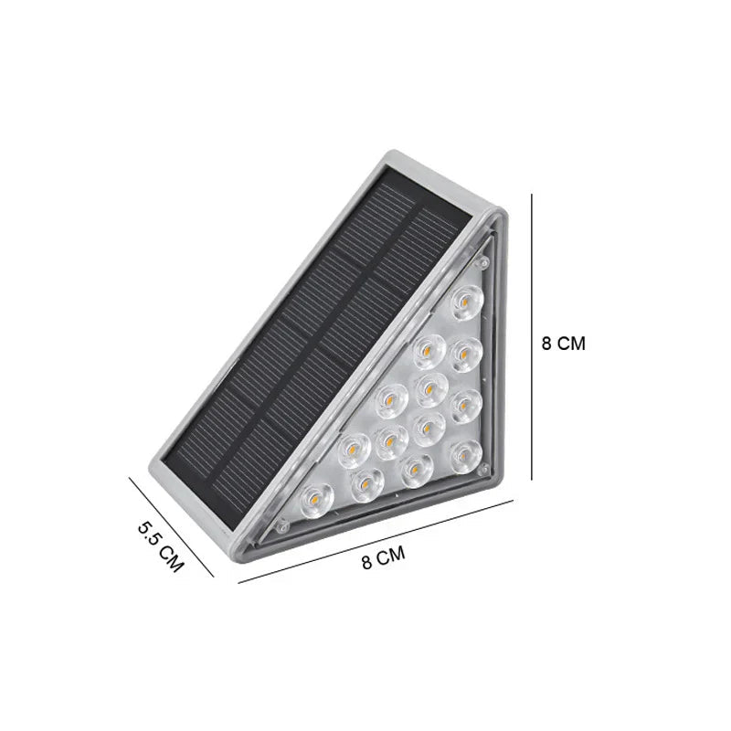Lampade solari a LED per scale