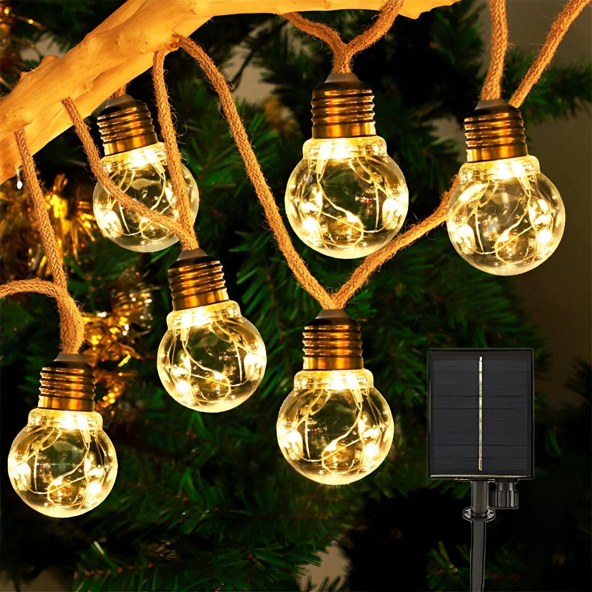 SolaraGlow | Solar Garden Lights Outdoor String Lights 1
