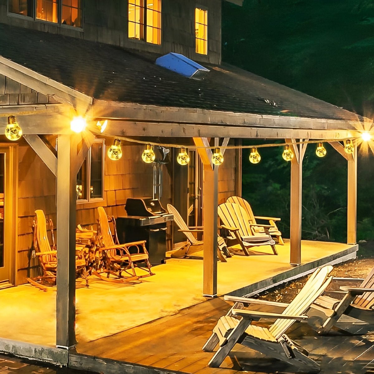 SolaraGlow | Solar Garden Lights Outdoor String Lights 2