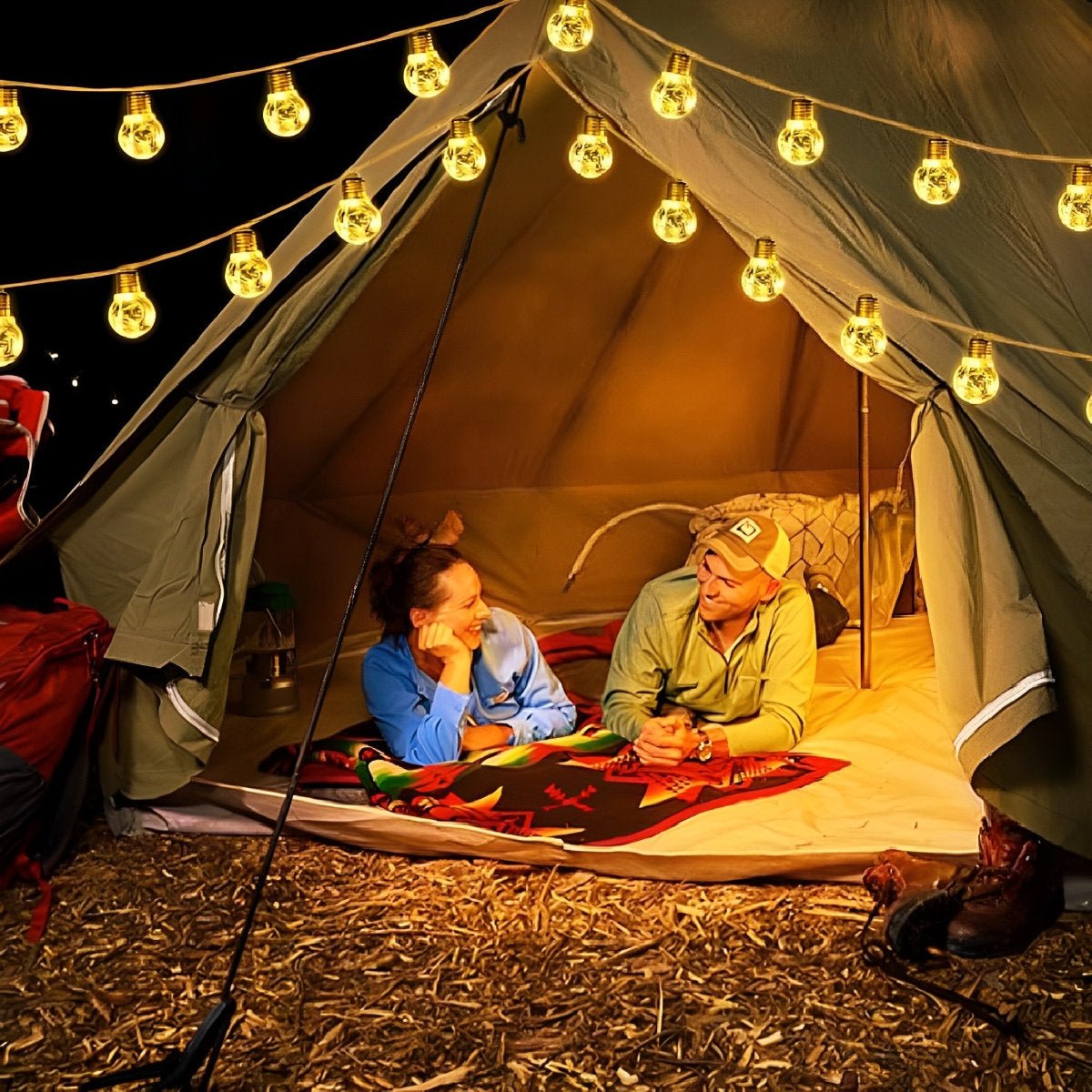SolaraGlow | Solar Garden Lights Outdoor String Lights 5