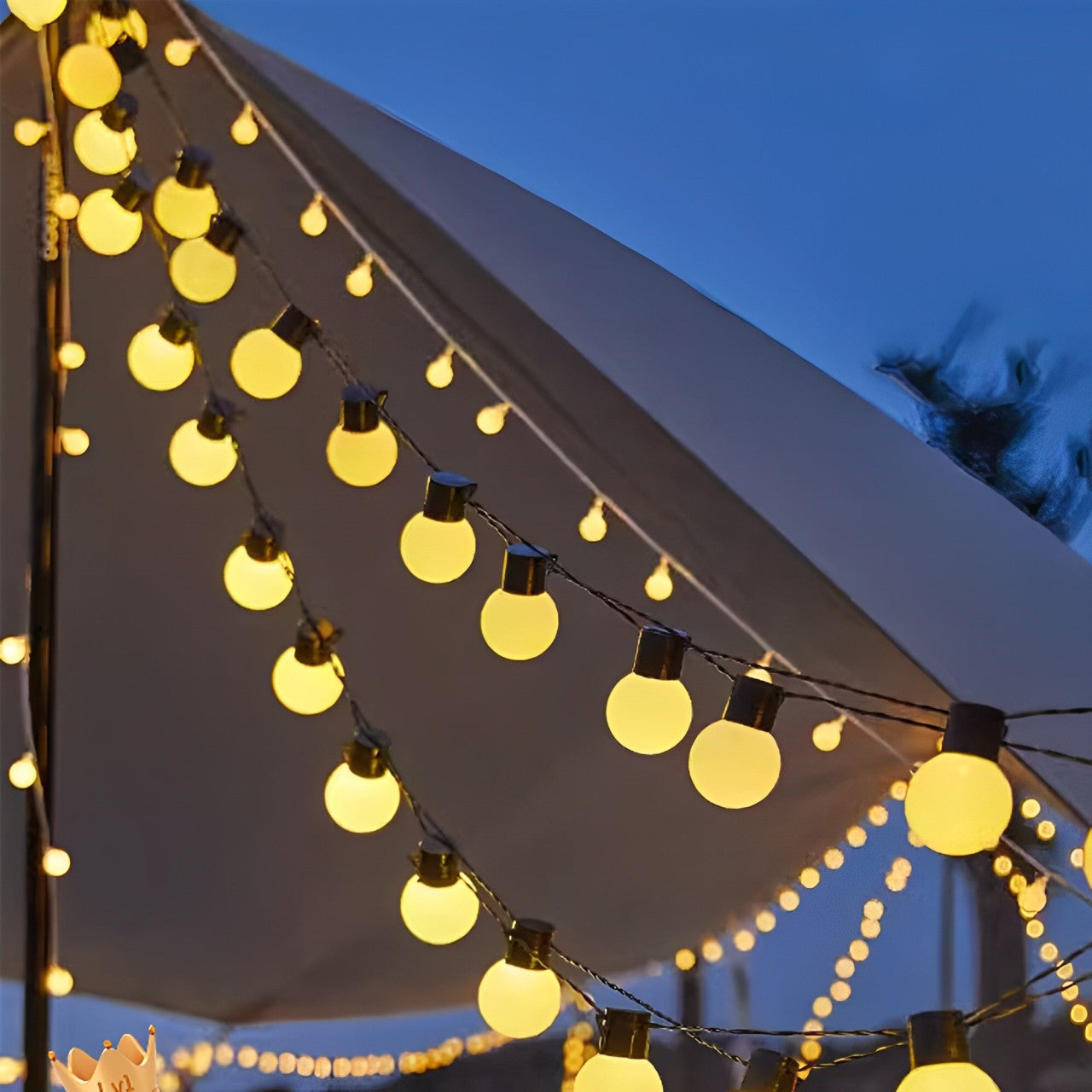 SolaraGlow | Solar Lights Outdoor String Lighting for Garden Parties 0