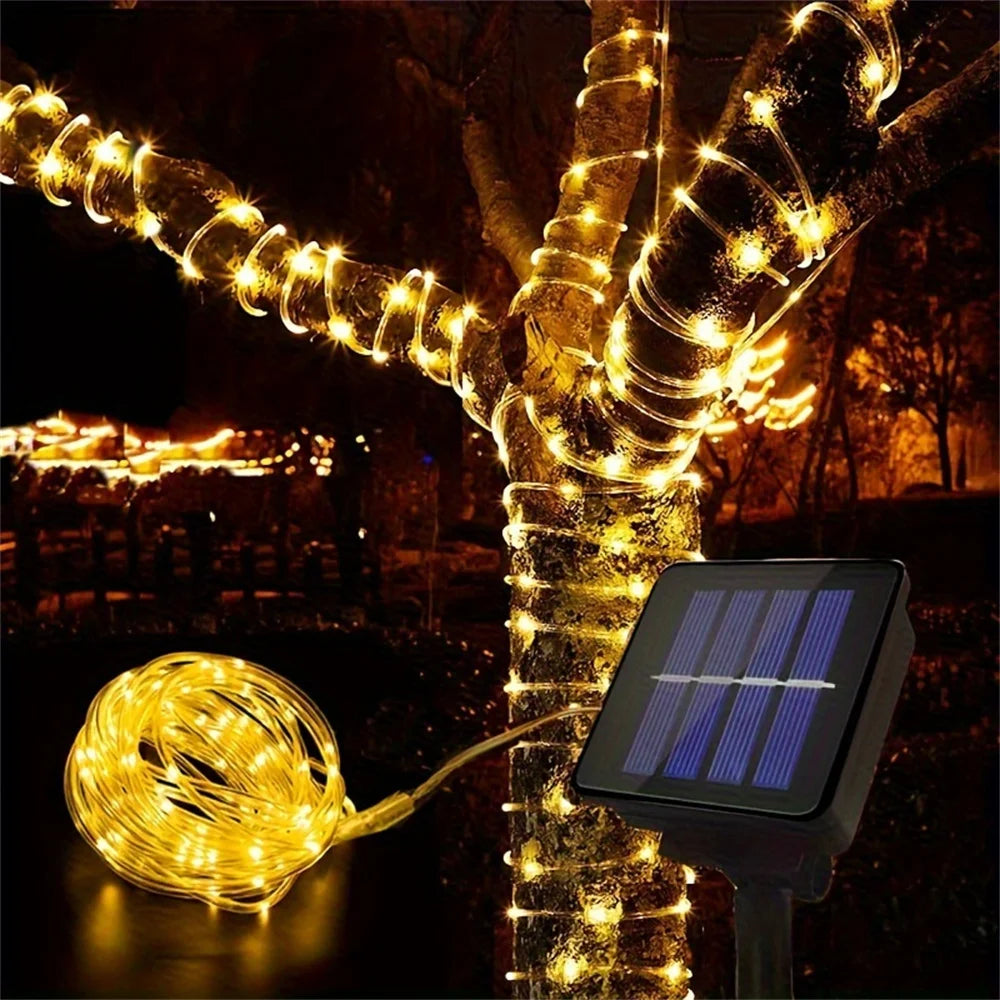 SolaraGlow | Solar Powered LED Rope Lights