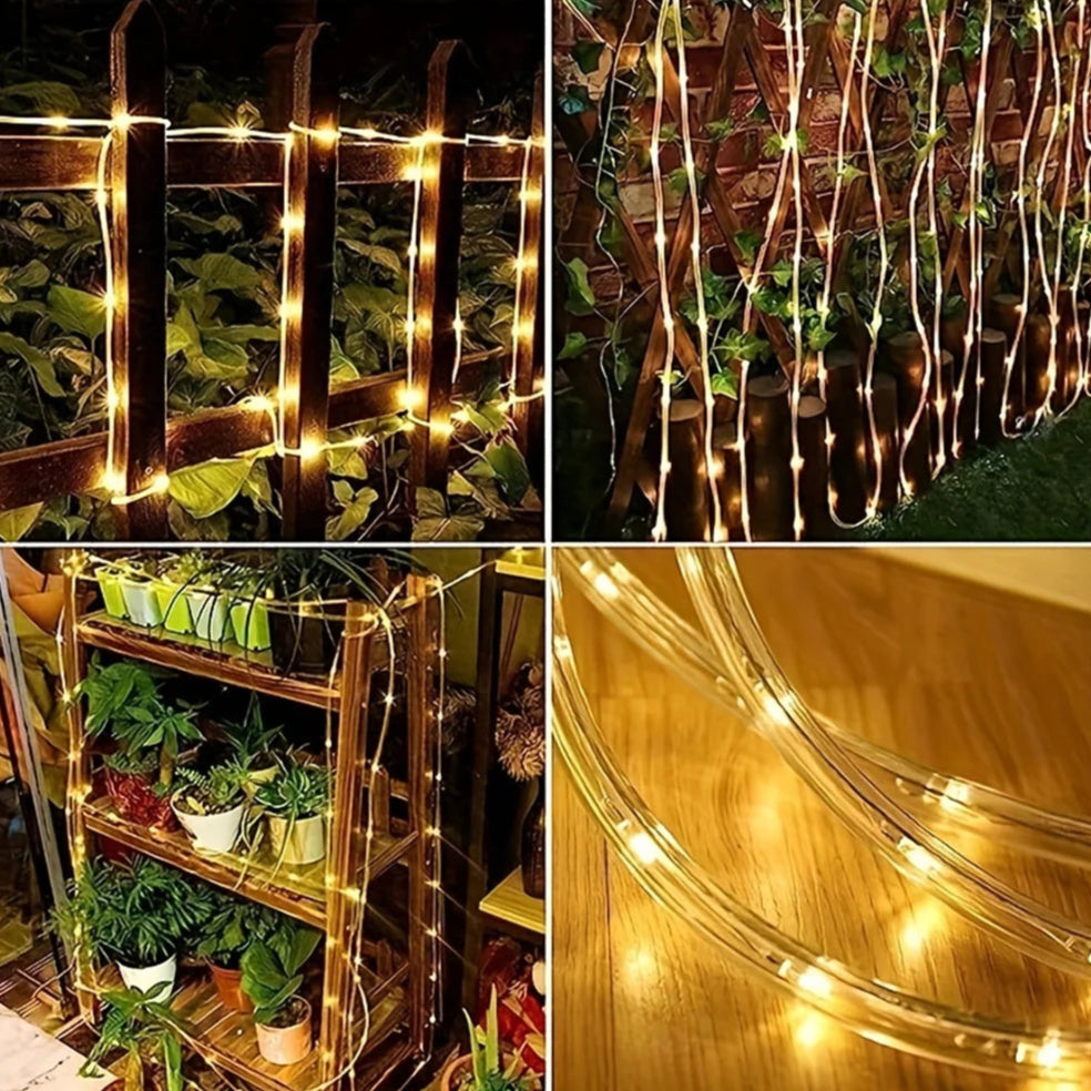 SolaraGlow | Solar Powered LED Rope Lights
