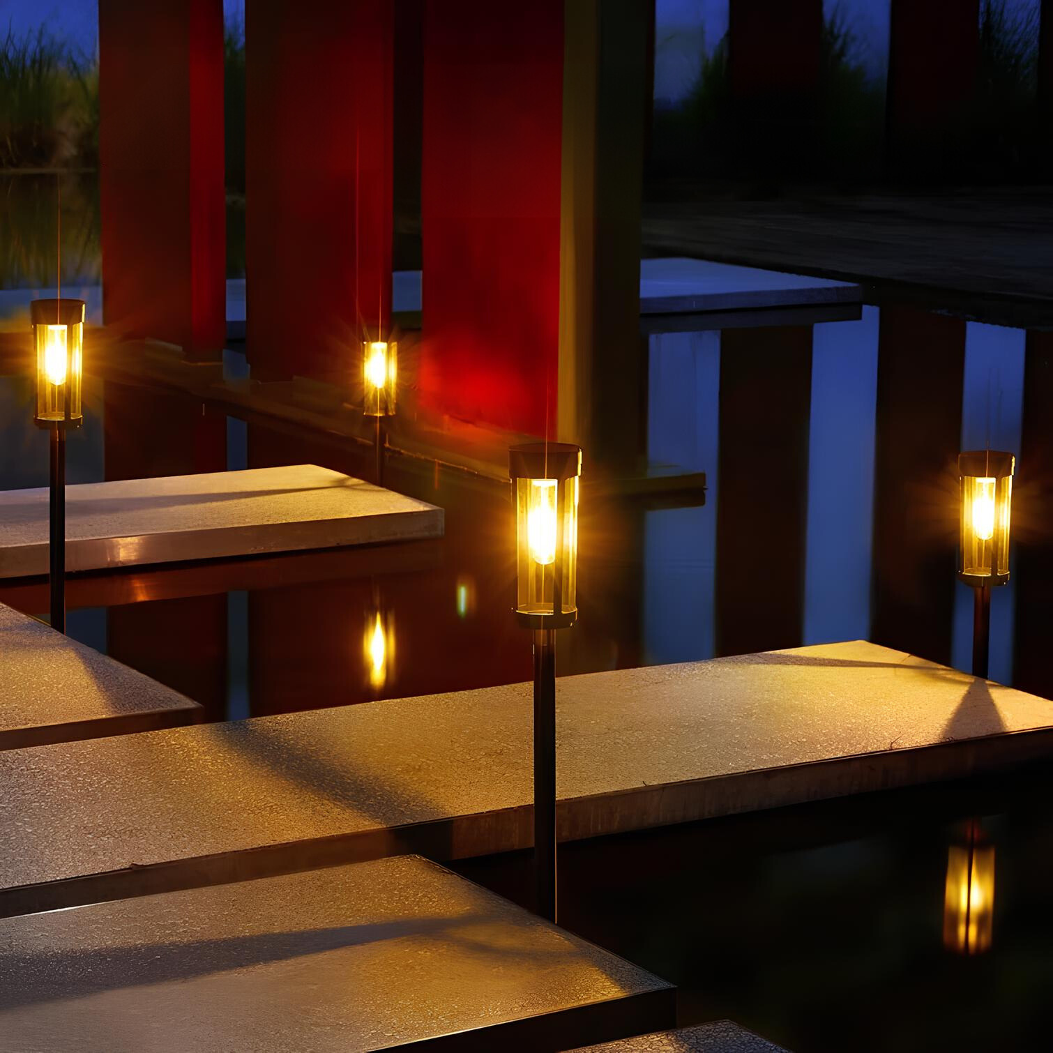 Solara Beam | Solar Powered Tiki Torch for Garden 4