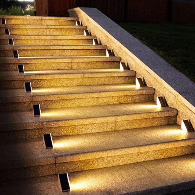 Solarstep | Solarbetriebene LED-Außen-Treppenbeleuchtung