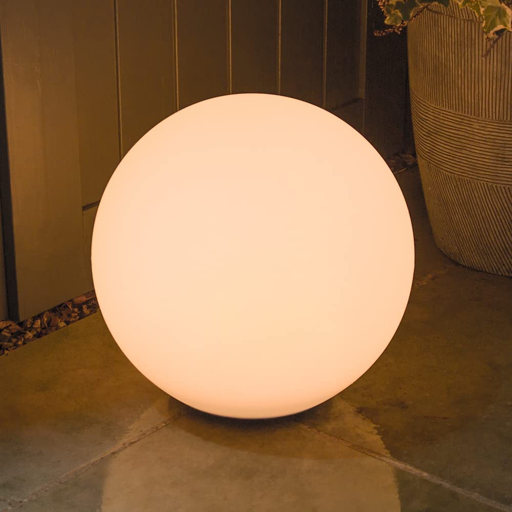 Sfera Luminosa | Lampada da Tavolo LED Portatile con 16 Colori e Telecomando