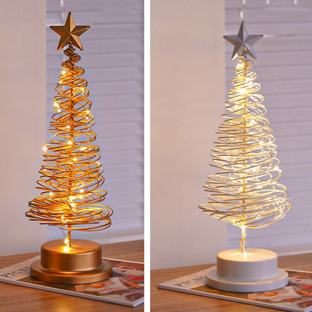Spiraluxe | Classic Christmas Tree Decoration with Cozy LED Lighting 5