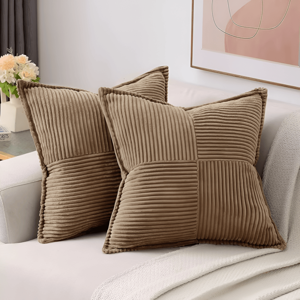 Stain-Resistant Solid Color Cushion Cover