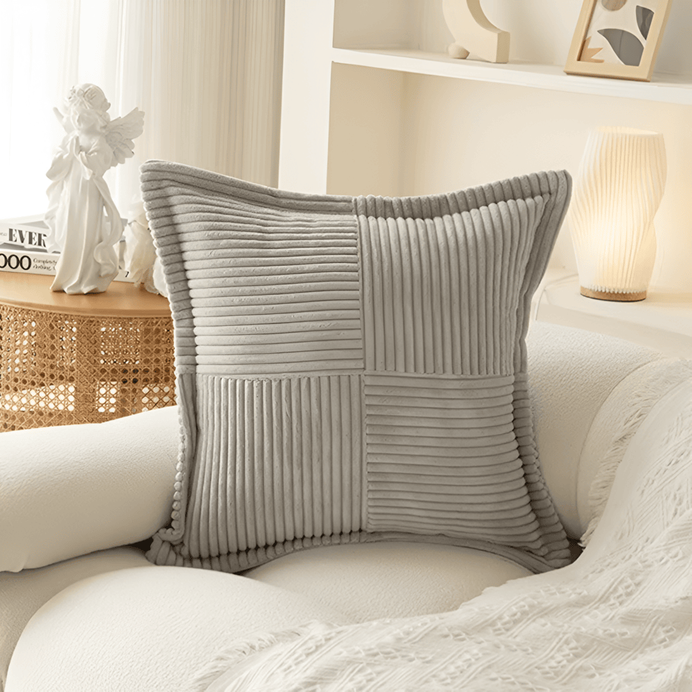Stain-Resistant Solid Color Cushion Cover