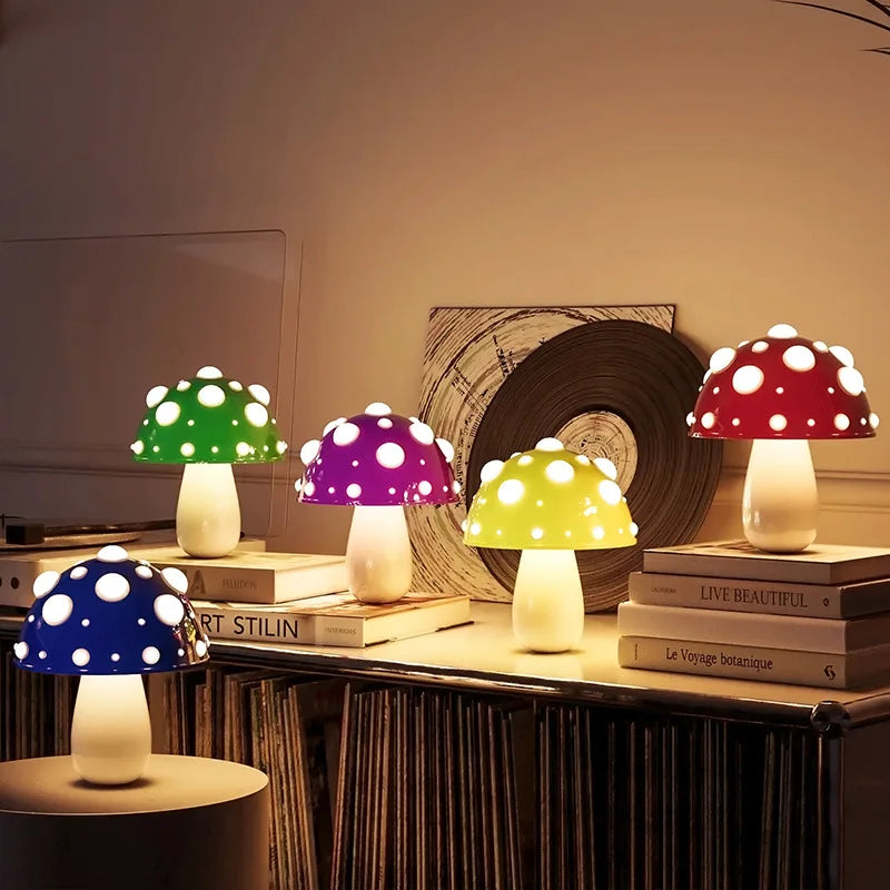 Stylish LED Mushroom Table Lamp