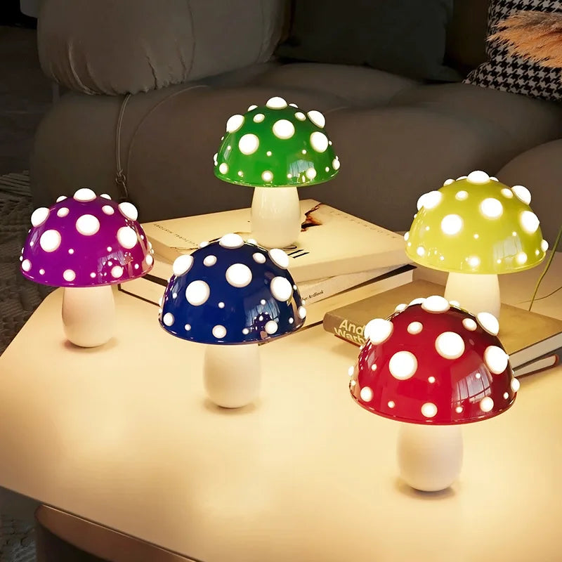 Stylish LED Mushroom Table Lamp