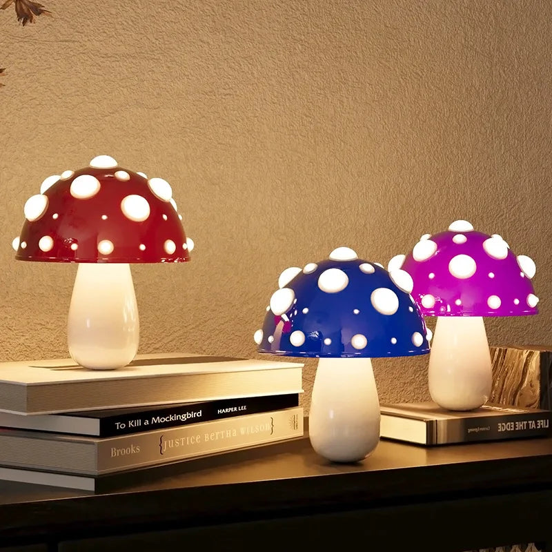 Stylish LED Mushroom Table Lamp