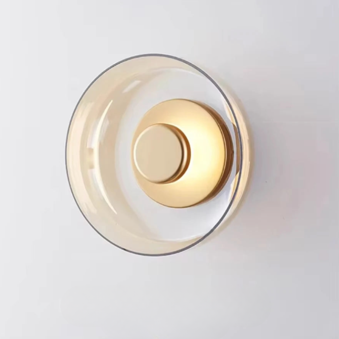 Svalora | Modern Glass Wall Sconce Light for Ambient Illumination 0