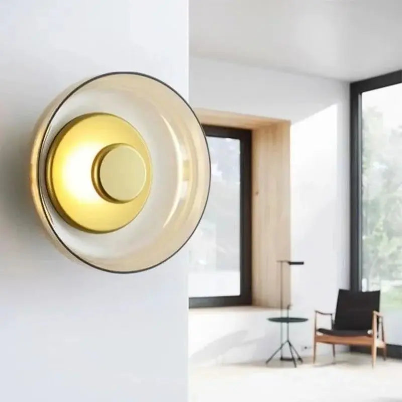 Svalora | Modern Glass Wall Sconce Light for Ambient Illumination 2
