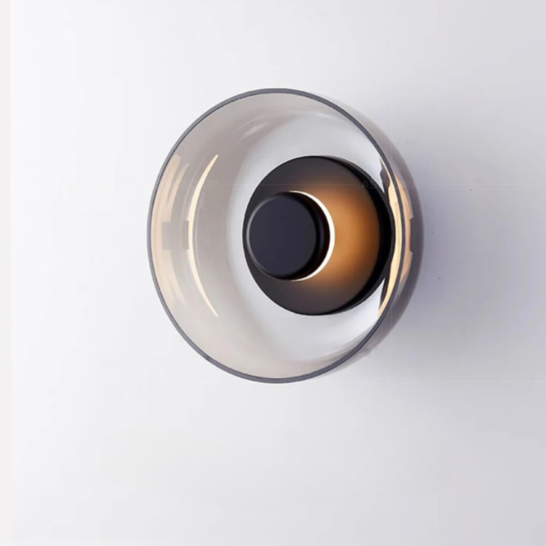 Svalora | Modern Glass Wall Sconce Light for Ambient Illumination 9