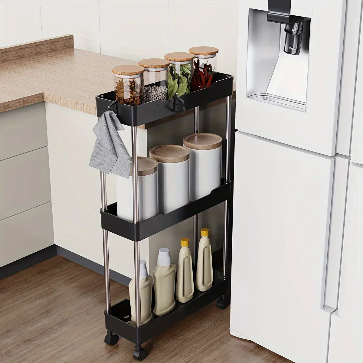 Slim design storage rack