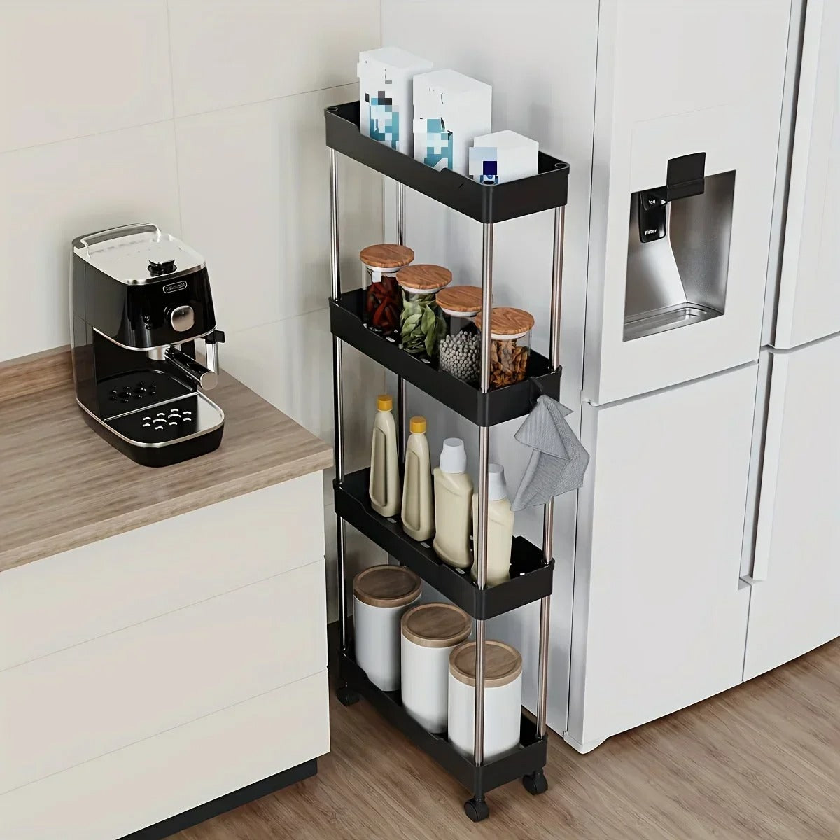Slim design storage rack