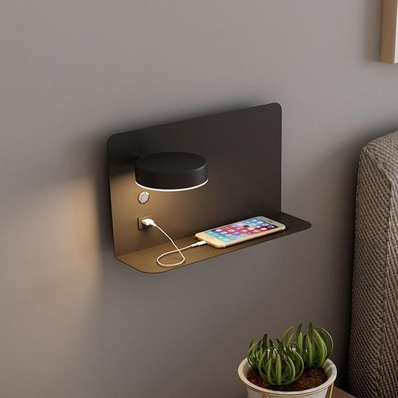 Syntara Glow | LED Wall Sconce with USB Charger 3