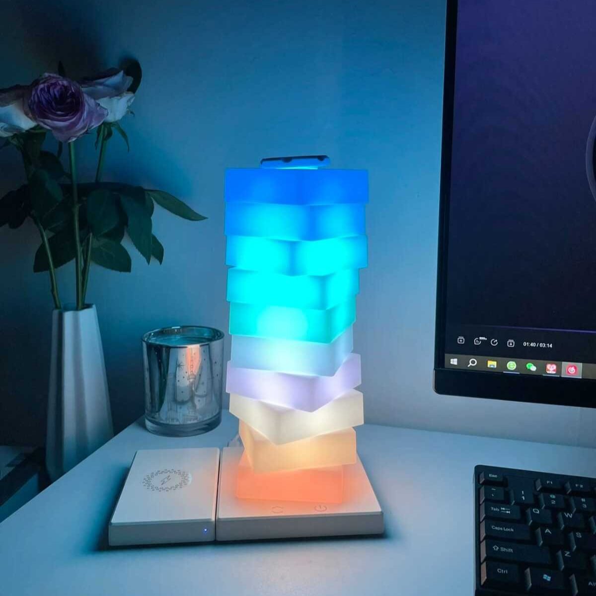 Syntara Glow | Lámpara de mesa moderna