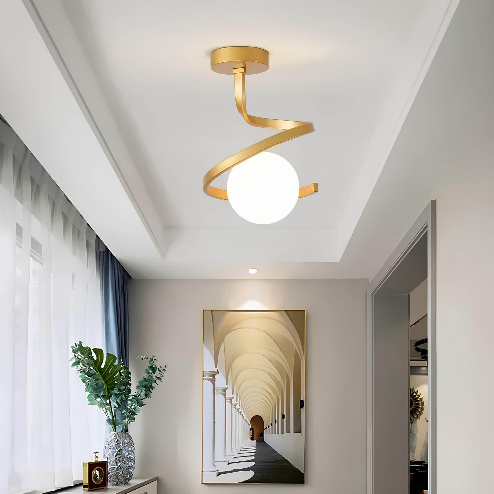 Tavon | Flush Mount Ceiling Light