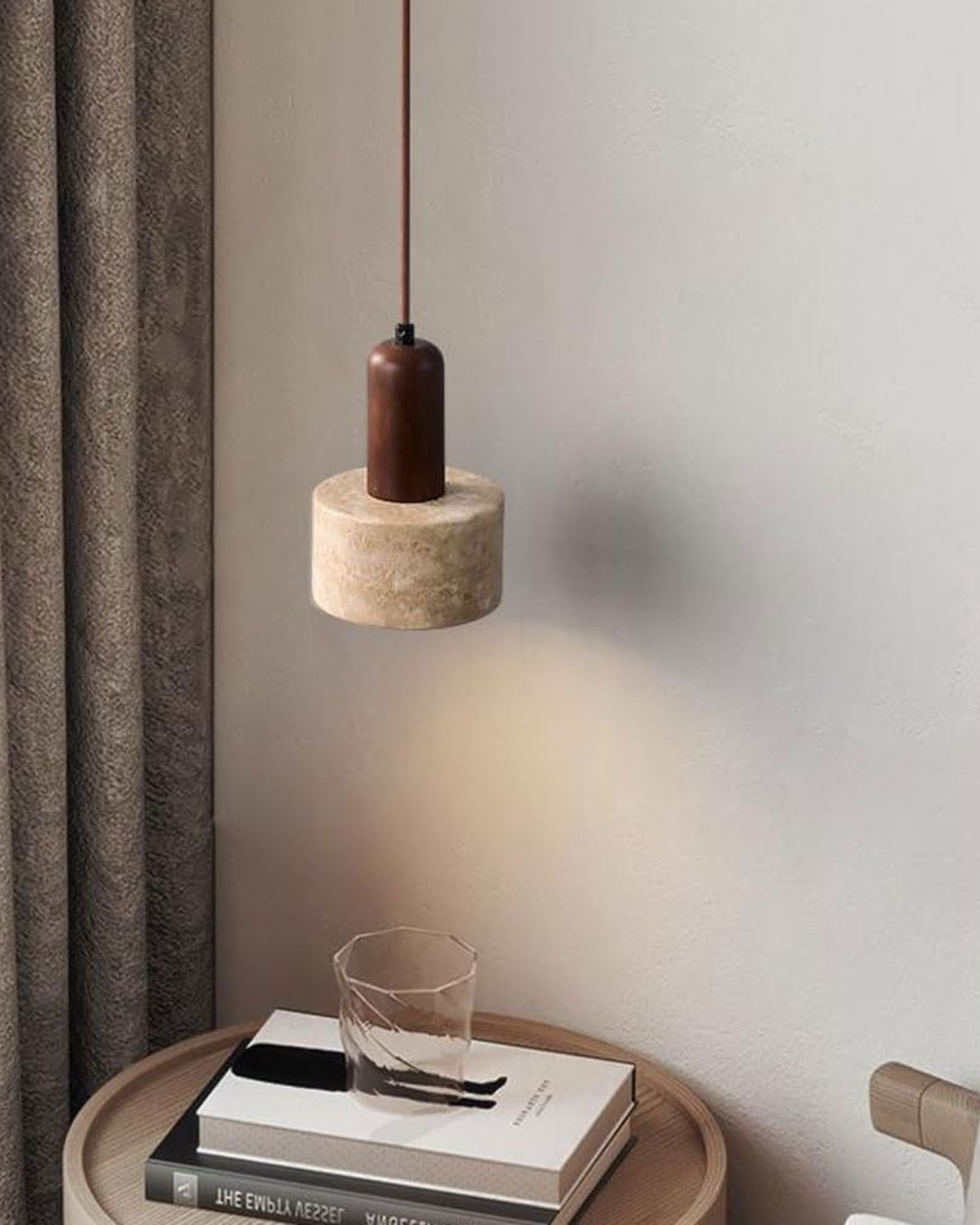 Calyora | Natural Stone Hanging Lamp