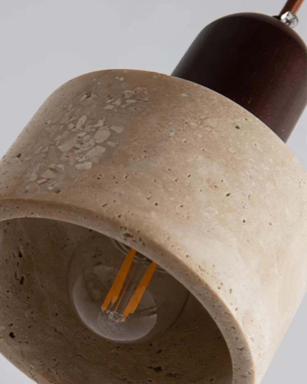 Calyora | Natural Stone Hanging Lamp