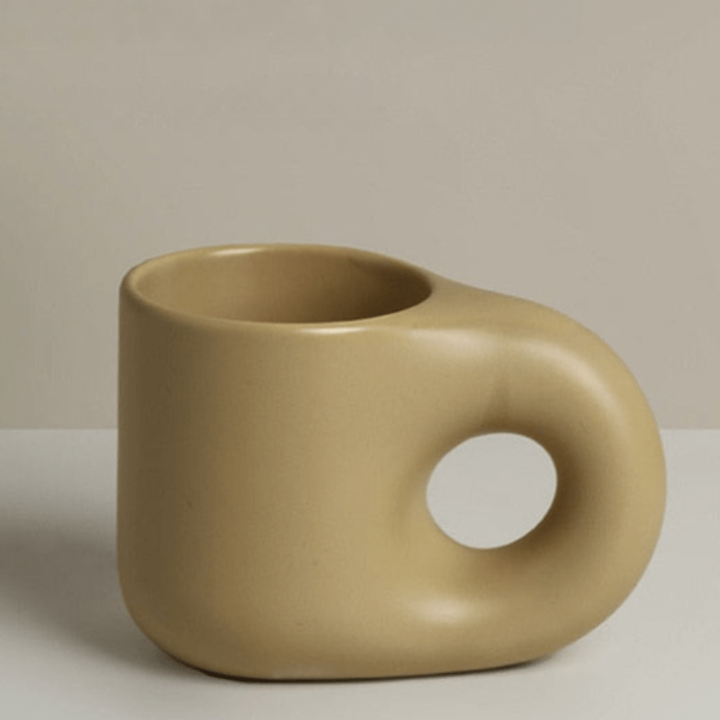 Taza de café de porcelana