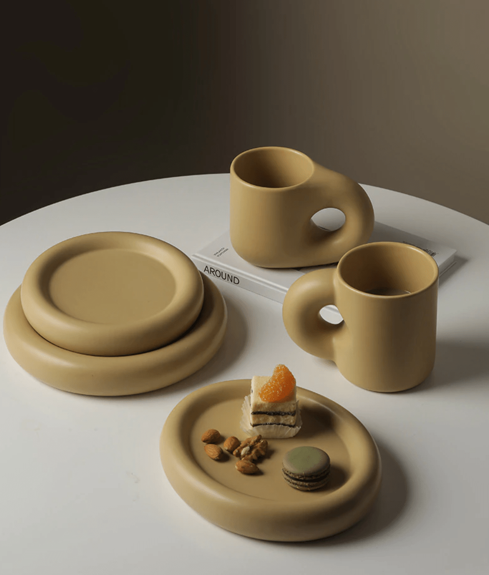 Taza de café de porcelana