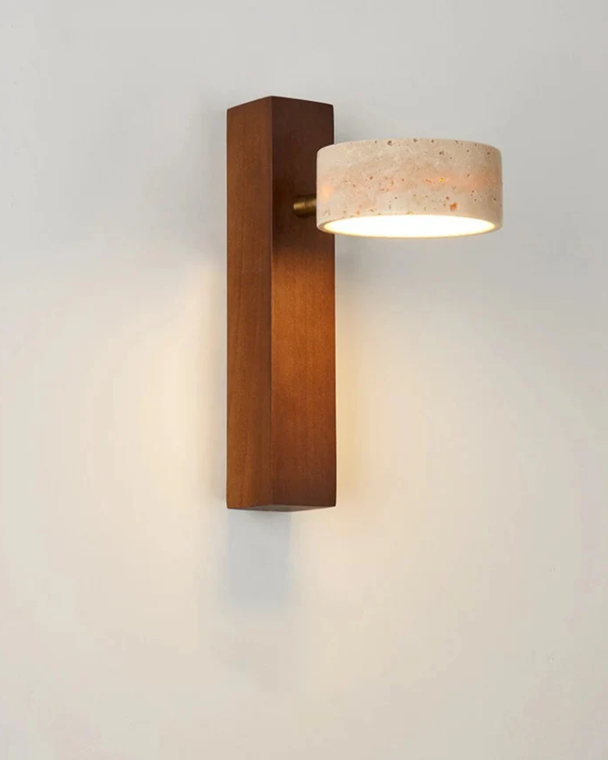 Travertine Aura | Modern Wall Sconce Light 0