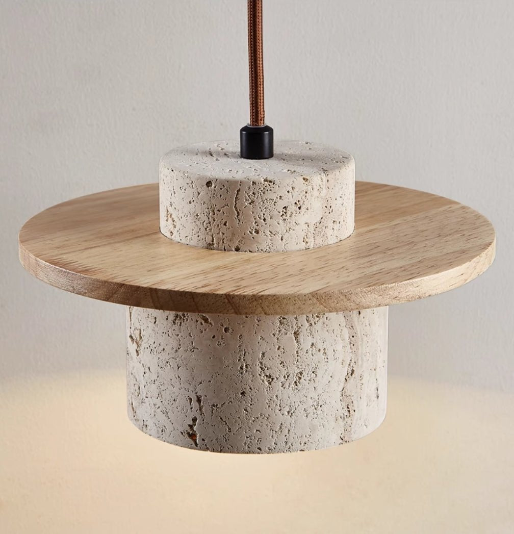 Travertino Glow | Lampada a sospensione moderna