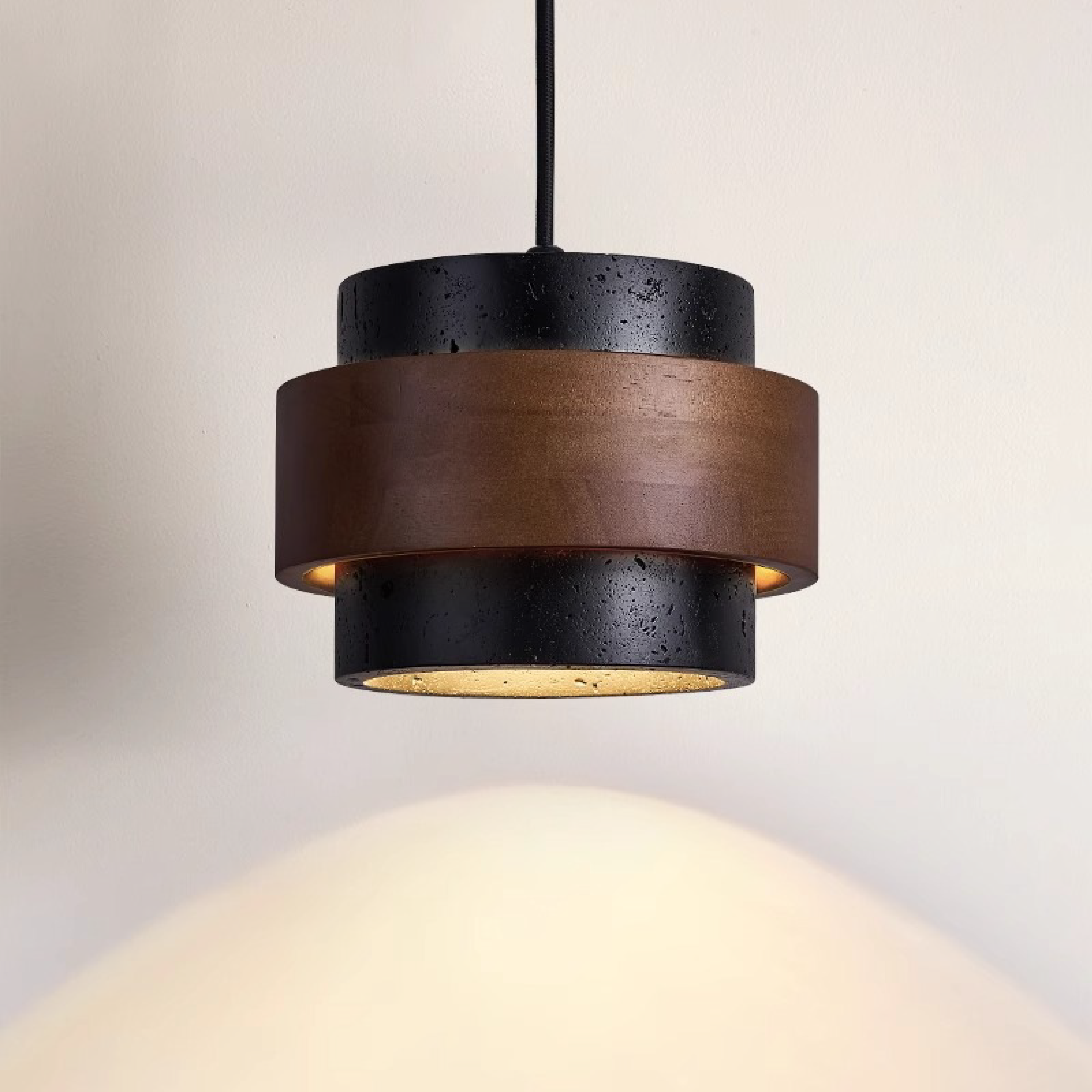 Travertino | Lampada a sospensione a filo