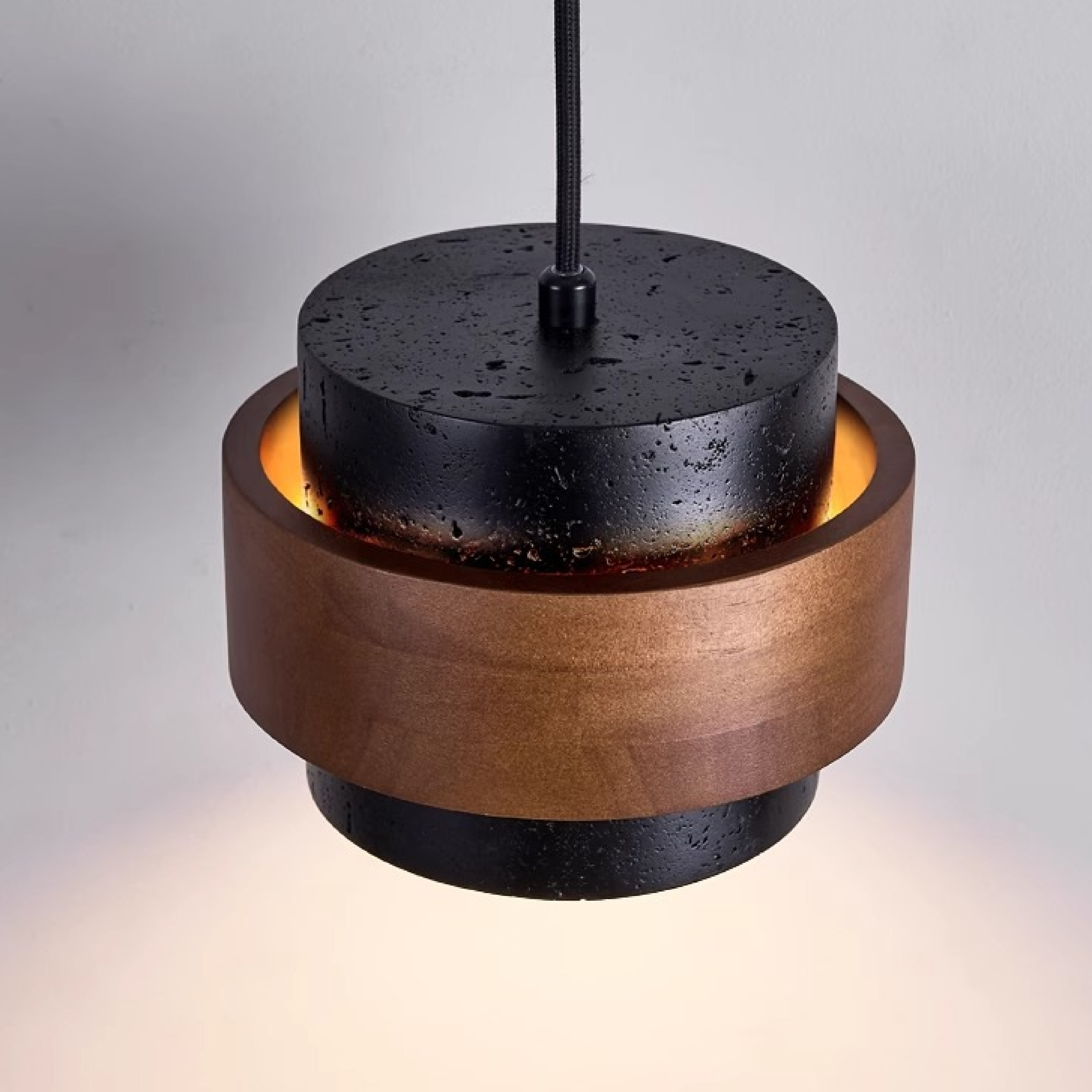 Travertino | Lampada a sospensione a filo