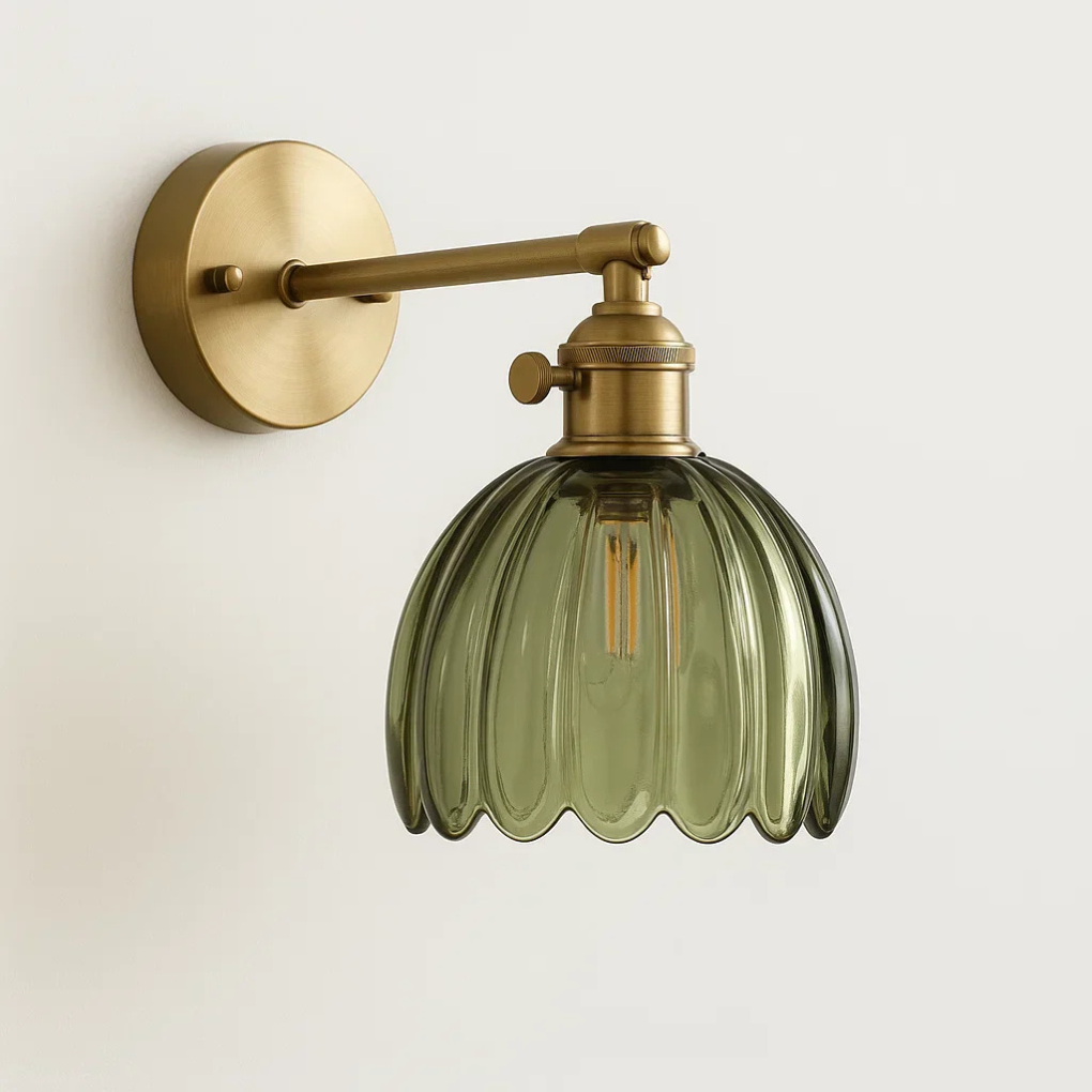 TulipGlow | Retro Wall Sconce Light with Elegant Tulip Design 1