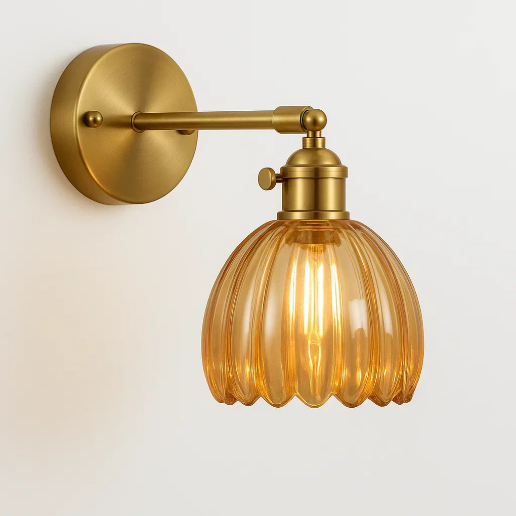 TulipGlow | Retro Wall Sconce Light with Elegant Tulip Design 2