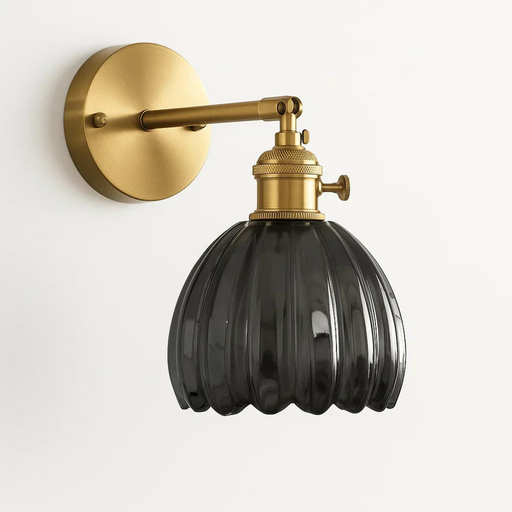 TulipGlow | Retro Wall Sconce Light with Elegant Tulip Design 3