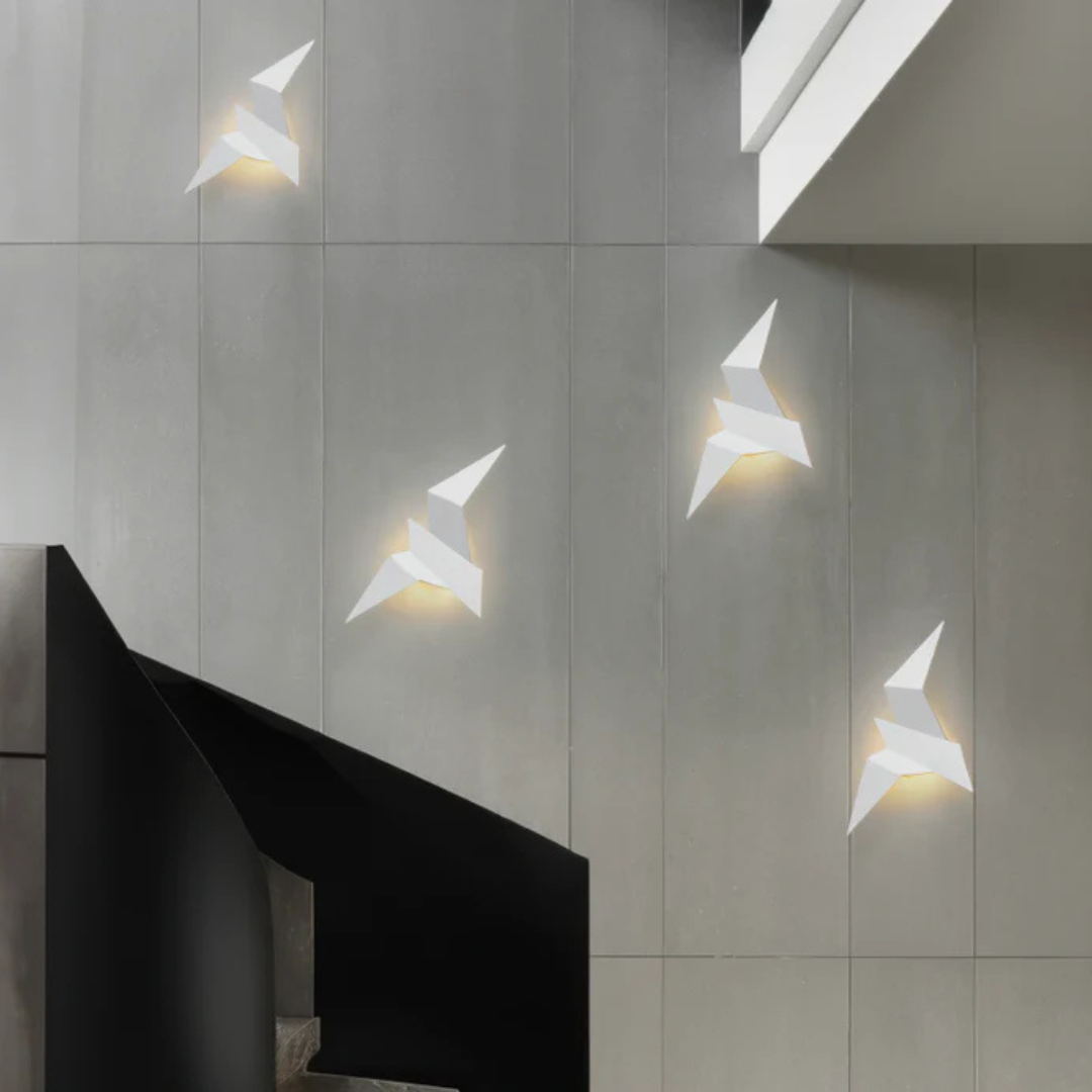 Unique Origami Wall Sconce – Stylish LED Wall Lamp