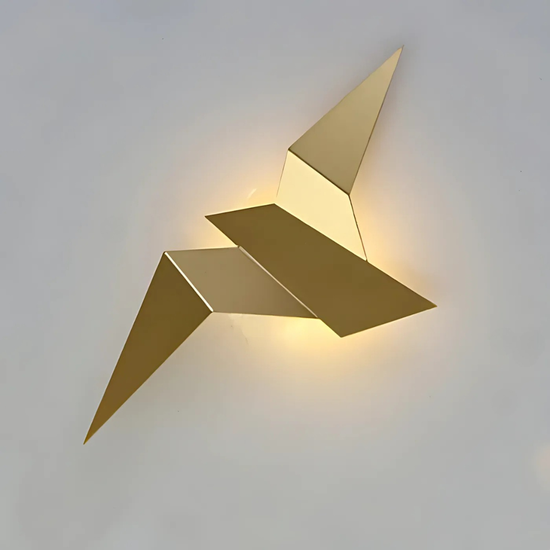Unique Origami Wall Sconce – Stylish LED Wall Lamp