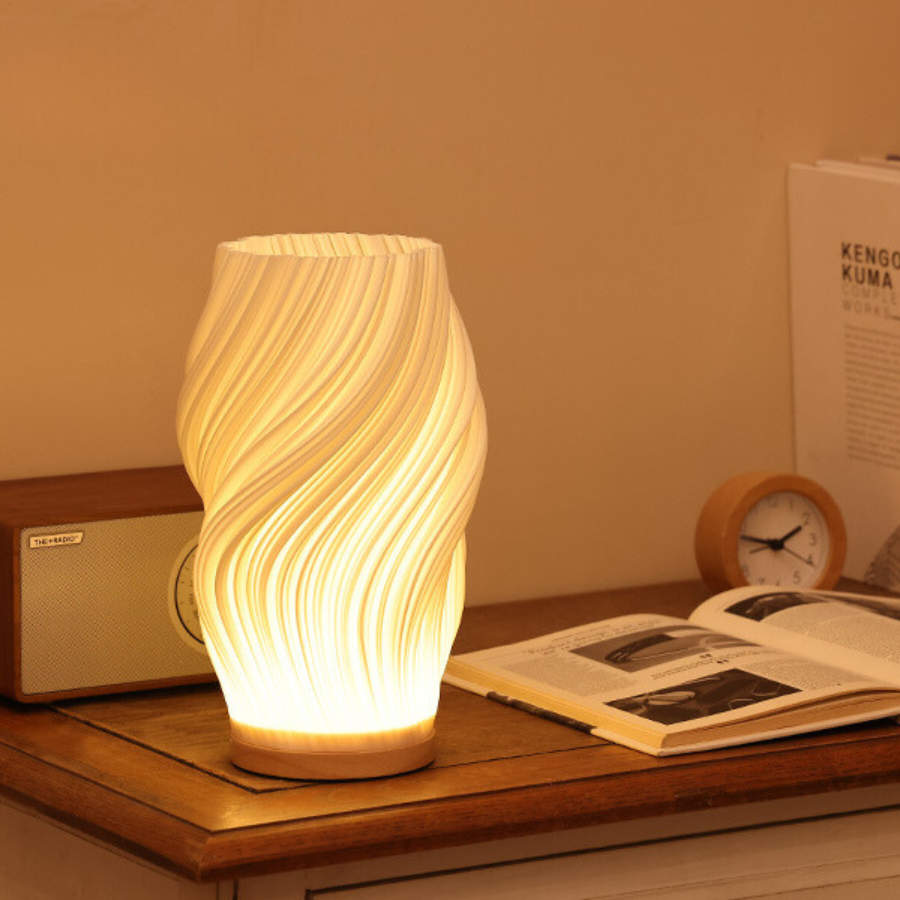 VeluGlow | Dimmable LED Lamp with Wavy Design 2