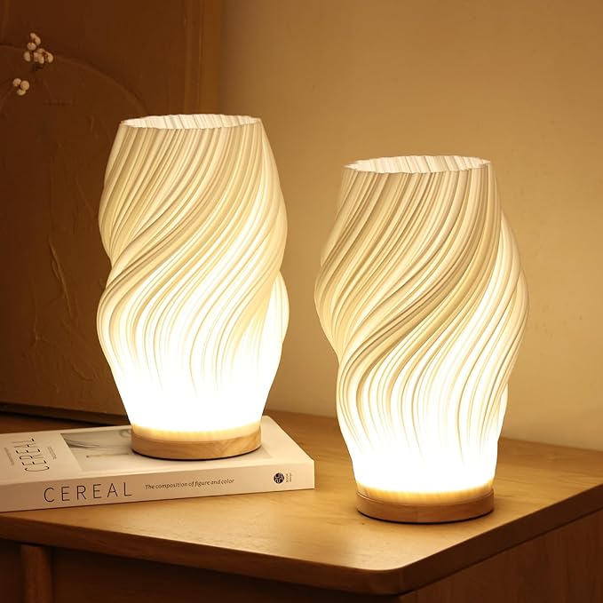 VeluGlow | Dimmable LED Lamp with Wavy Design 4