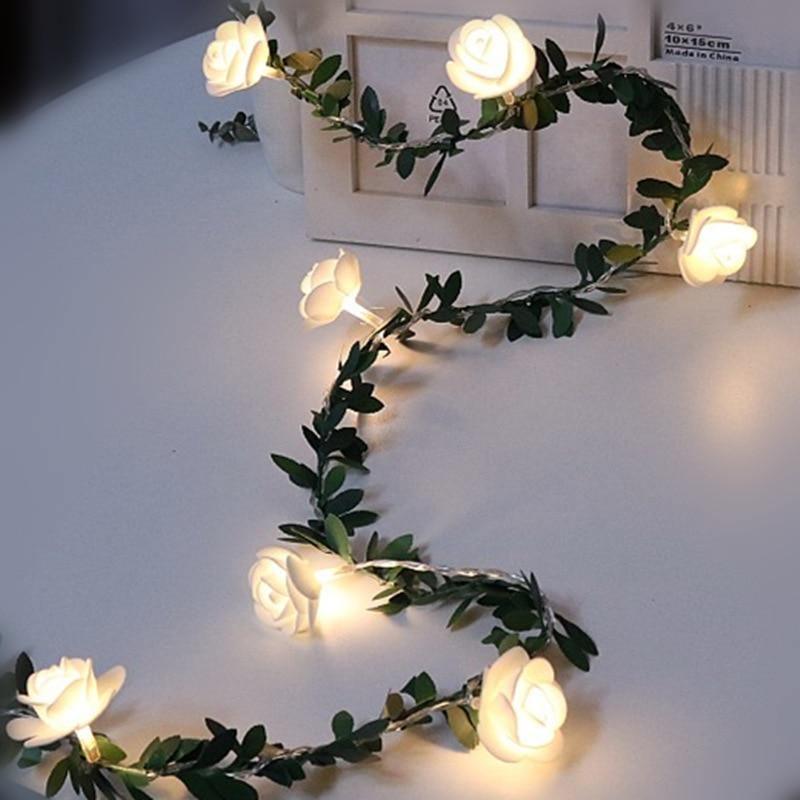 Veluna | LED String Lights – Leafy Design, Warm White Glow, Elegant Ambiance 0