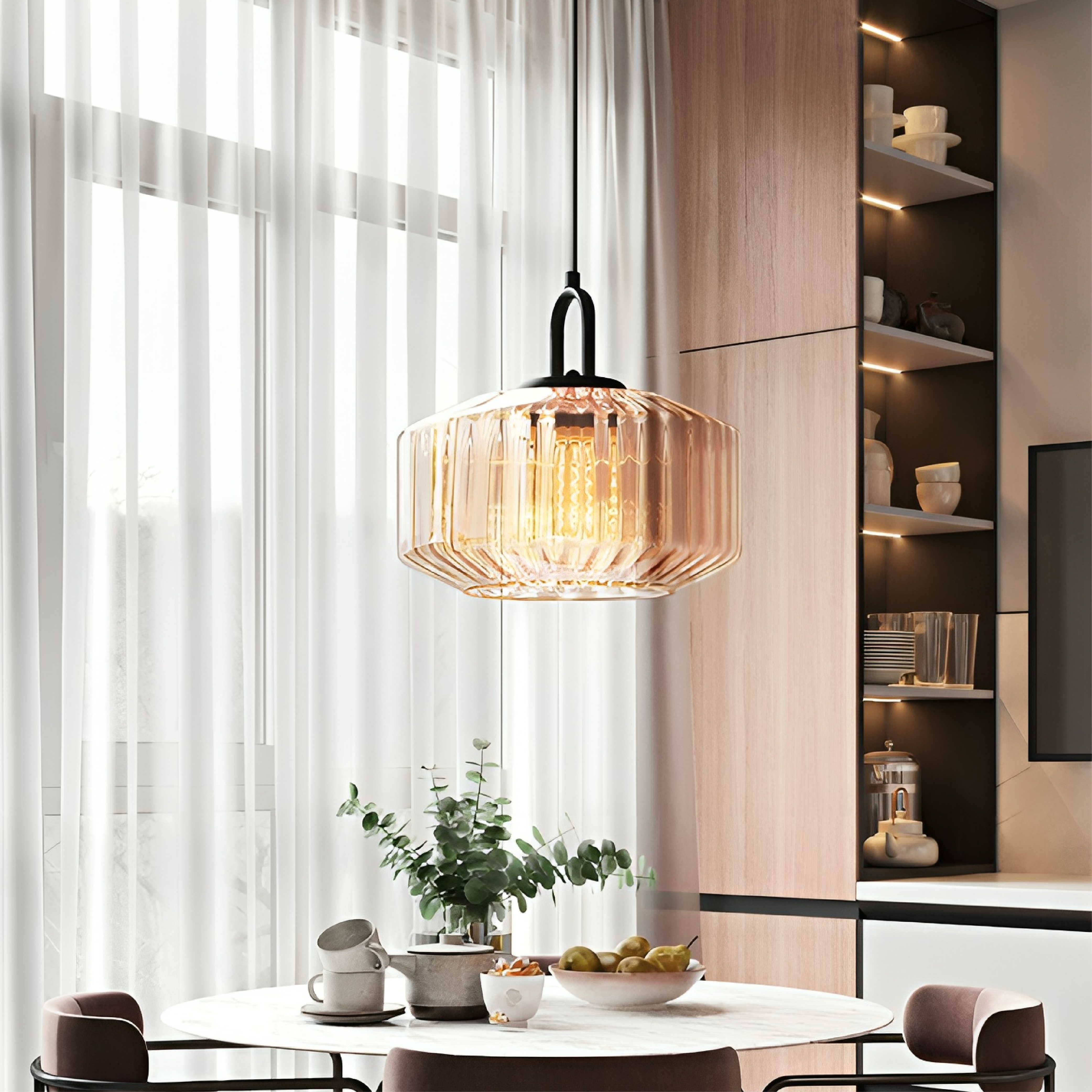 Vibralux | Lampada a sospensione in vetro