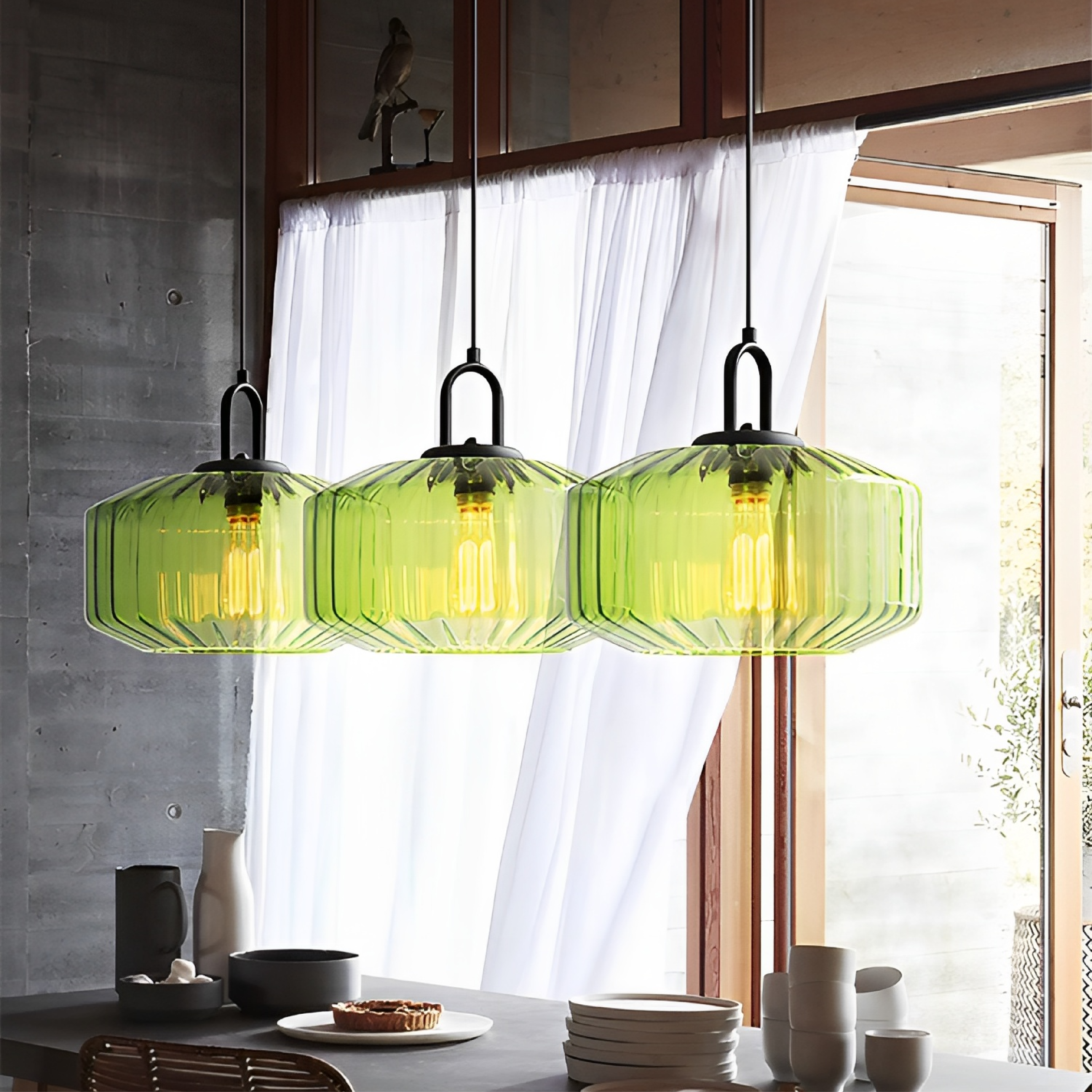 Vibralux | Lampada a sospensione in vetro