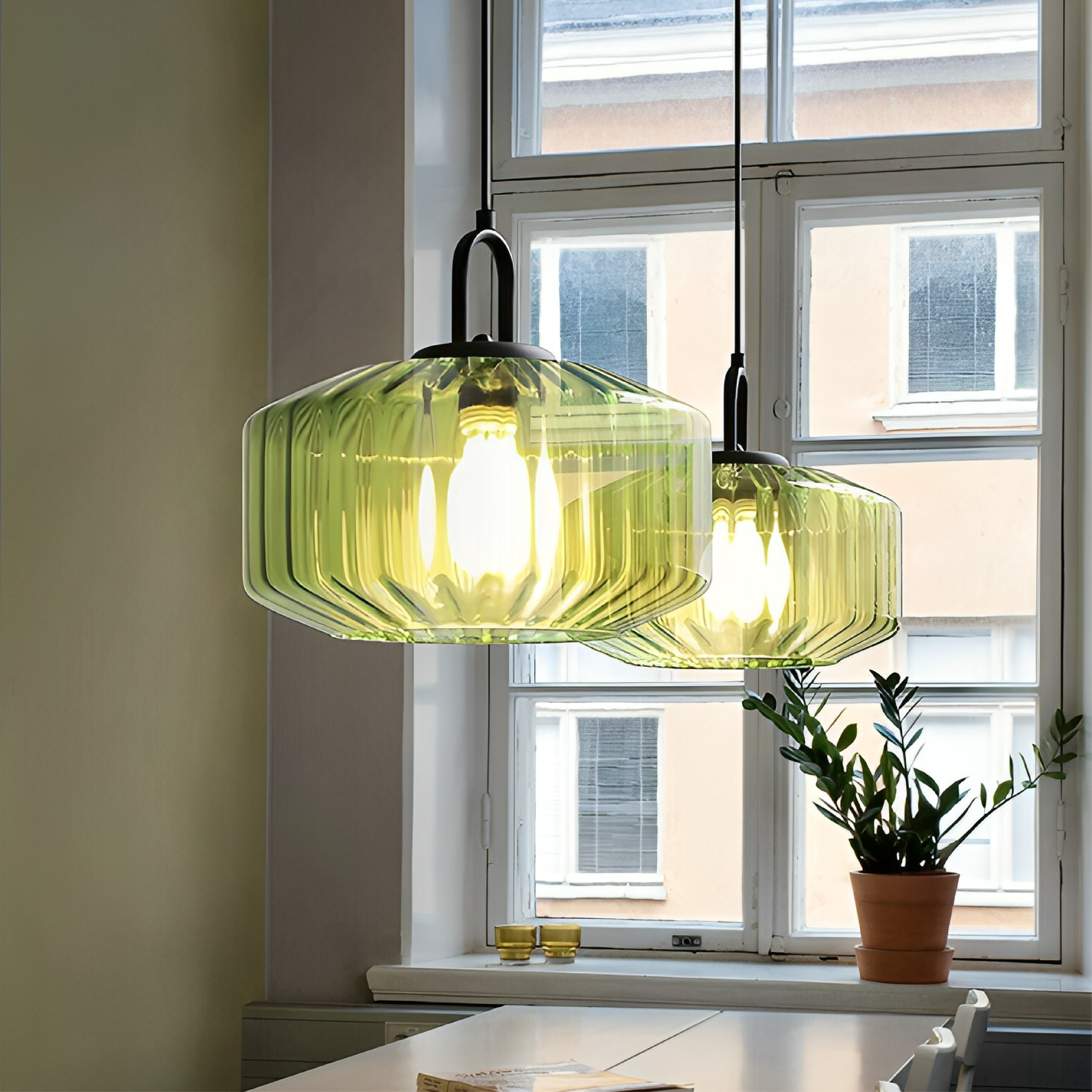 Vibralux | Lampada a sospensione in vetro