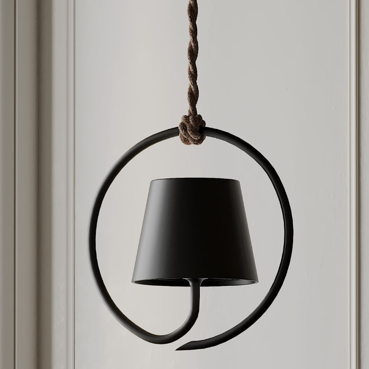 Vintage-Style Rechargeable Pendant Light